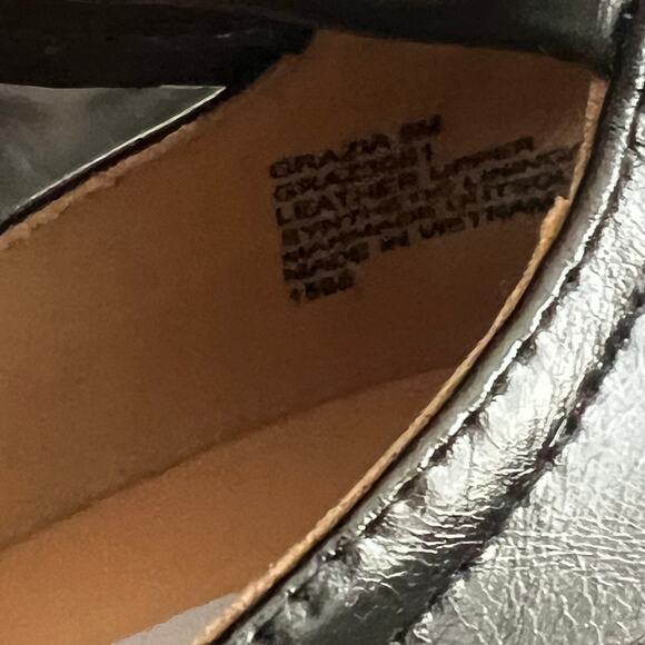 Steve Madden Grazia Black Leather Pointed Toe Moto Bootie Size 8.5 - Picture 7 of 11